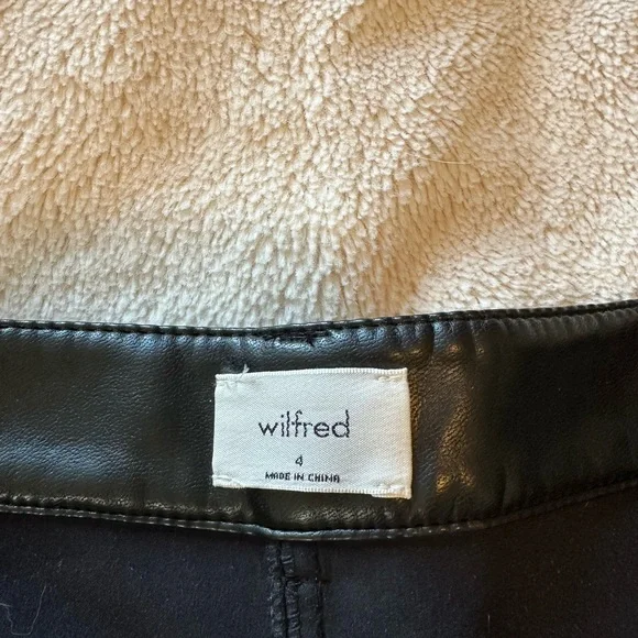 Aritzia Wilfred rebel vegan leather pants - Picture 4 of 4